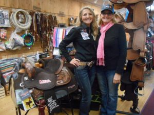 Cricket Gitner and Tammy White Champion Barrel Racers