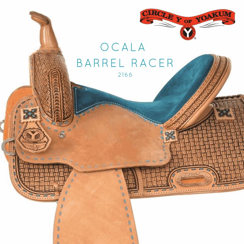 Ocala Circle Y barrel saddle