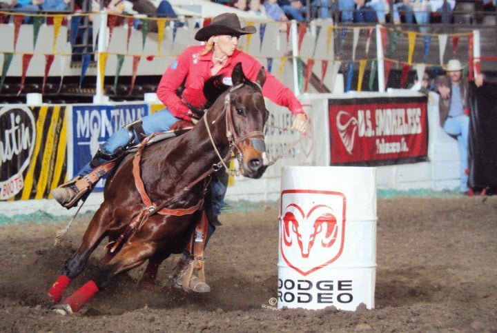 Tammy Whyte Champion Barrel Racer