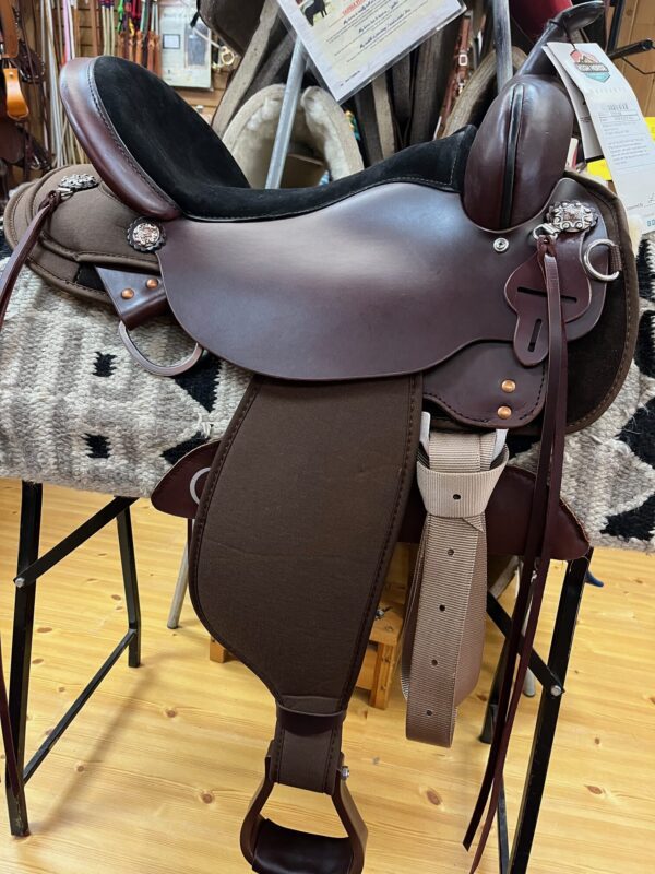 SOLD!  High Horse Rosebud 17" Cordura Trail Saddle